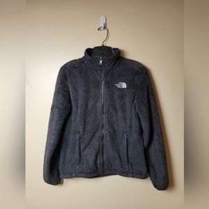 The North Face Womens Black  Fleece Full Zip Jacket Long Sleeve Size Small